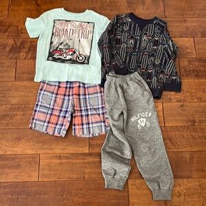 Boundless of pant short tee and blouse for boys 5T